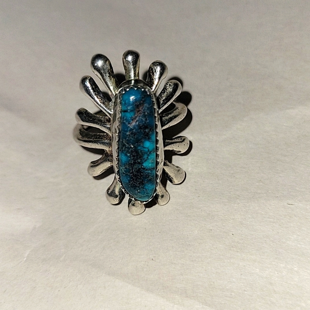 Native American Turquoise Sterling Silver Ring